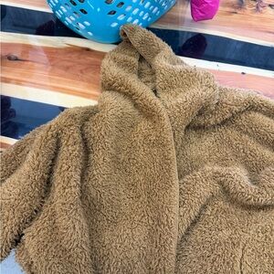 Cozy Brown Sherpa Jacket